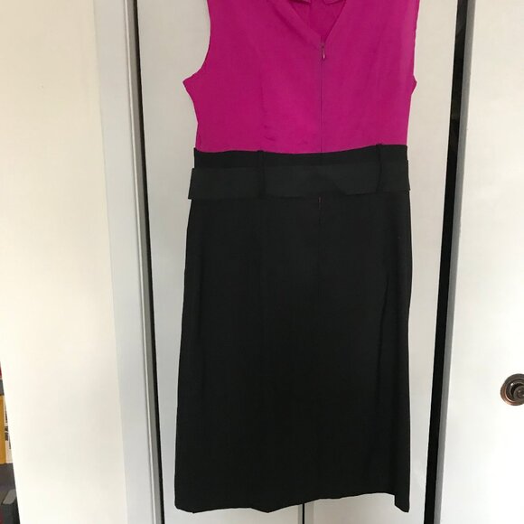 AB Studio Ladies Pink And Black Dress Size 10 - Picture 2 of 2